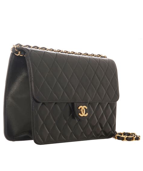 vintage Chanel single flap bag